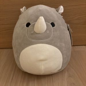 “Irving” rhinoceros squishmallow